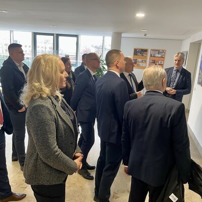 08.11.2024 - Besuch der Partnerlandkreise anl&auml;sslich 35 Jahre Mauerfall