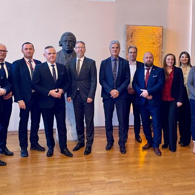 08.11.2024 - Besuch der Partnerlandkreise anl&auml;sslich 35 Jahre Mauerfall